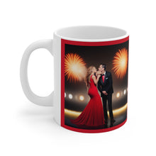 Load image into Gallery viewer, New Year's Celebration Couple Ceramic Mug 11oz Design #7