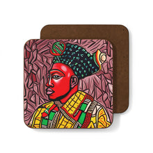 Load image into Gallery viewer, Colorful #6 Colors of Africa Hardboard Back AI-Enhanced Beverage Coasters