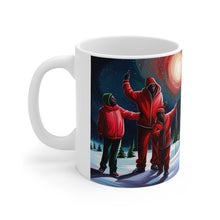 Load image into Gallery viewer, Hip Hop Teens Harmonizing 'til Dawn Ceramic Mug 11oz Mirrored Images