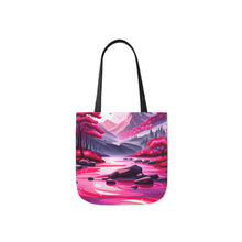 Load image into Gallery viewer, Pink Heart Series #6 Fashion Graphic Print Trendy 100% Polyester Canvas Tote Bag AI Image