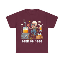 Load image into Gallery viewer, Beer Crafter Beer IQ: 1000 Brewing T-Shirt 100% Cotton Classic Fit
