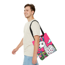 Load image into Gallery viewer, Field of a Llama #6 Tote Bag AI Artwork 100% Polyester