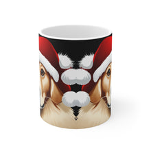 Load image into Gallery viewer, Fancy Golden Retriever #5 Christmas Vibes Ceramic Mug 11oz Mirrored Images
