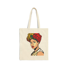 Load image into Gallery viewer, Colors of Africa Queen Mother #14 100% Cotton Canvas Tote Bag 15" x 16"