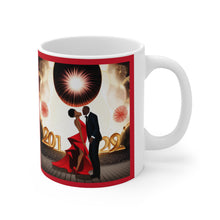 Load image into Gallery viewer, New Year's Celebration Couple Ceramic Mug 11oz Design #2