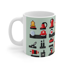 Load image into Gallery viewer, Professional Worker Firefighter #1 Ceramic 11oz Mug AI-Generated Artwork