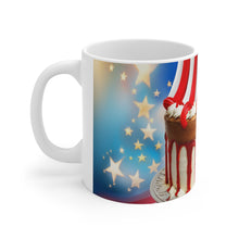 Load image into Gallery viewer, Happy 4th of July Cake Celebration #14 Ceramic 11oz Mug AI-Generated Artwork