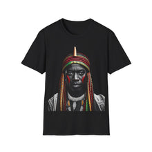 Load image into Gallery viewer, Colors of Africa Warrior King #2 Unisex Softstyle Short Sleeve Crewneck T-Shirt
