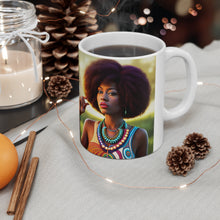 Load image into Gallery viewer, Retro 60s Female Queen #5 Mug 11oz mug AI-Generated Artwork