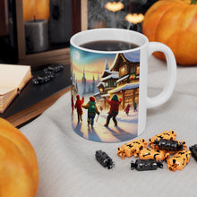 Load image into Gallery viewer, Merry Christmas Let's Go Caroling #8 Mug 11oz mug AI-Generated Artwork