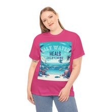 Load image into Gallery viewer, Saltwater Heals Everything Seashells Tropical Beach Saltwater Therapy