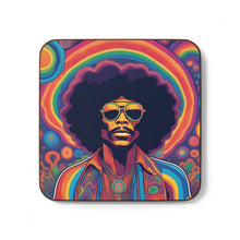 Load image into Gallery viewer, Retro 60's Psychedelic #41 Hardboard Back AI-Enhanced Beverage Coasters