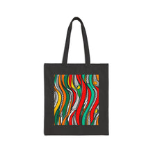 Load image into Gallery viewer, Colors of Africa Tribal Abstract #3 100% Cotton Canvas Tote Bag 15" x 16"
