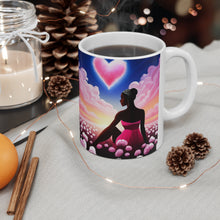 Load image into Gallery viewer, Valentine's Day From The Pink Heart #23 Ceramic Mug 11oz AI Artwork