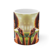 Load image into Gallery viewer, Retro 60s Female Queen #5 Mug 11oz mug AI-Generated Artwork