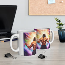 Load image into Gallery viewer, Beyond the universe human male Mug 11oz mug AI-Generated Artwork