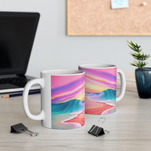 Load image into Gallery viewer, Pastel Sea-life Sunset #17 Ceramic Mug 11oz mug AI-Generated Artwork