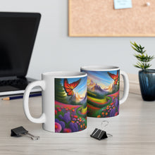 Load image into Gallery viewer, Colorful Monarch Butterflies #2 Mug 11oz mug AI-Generated Artwork