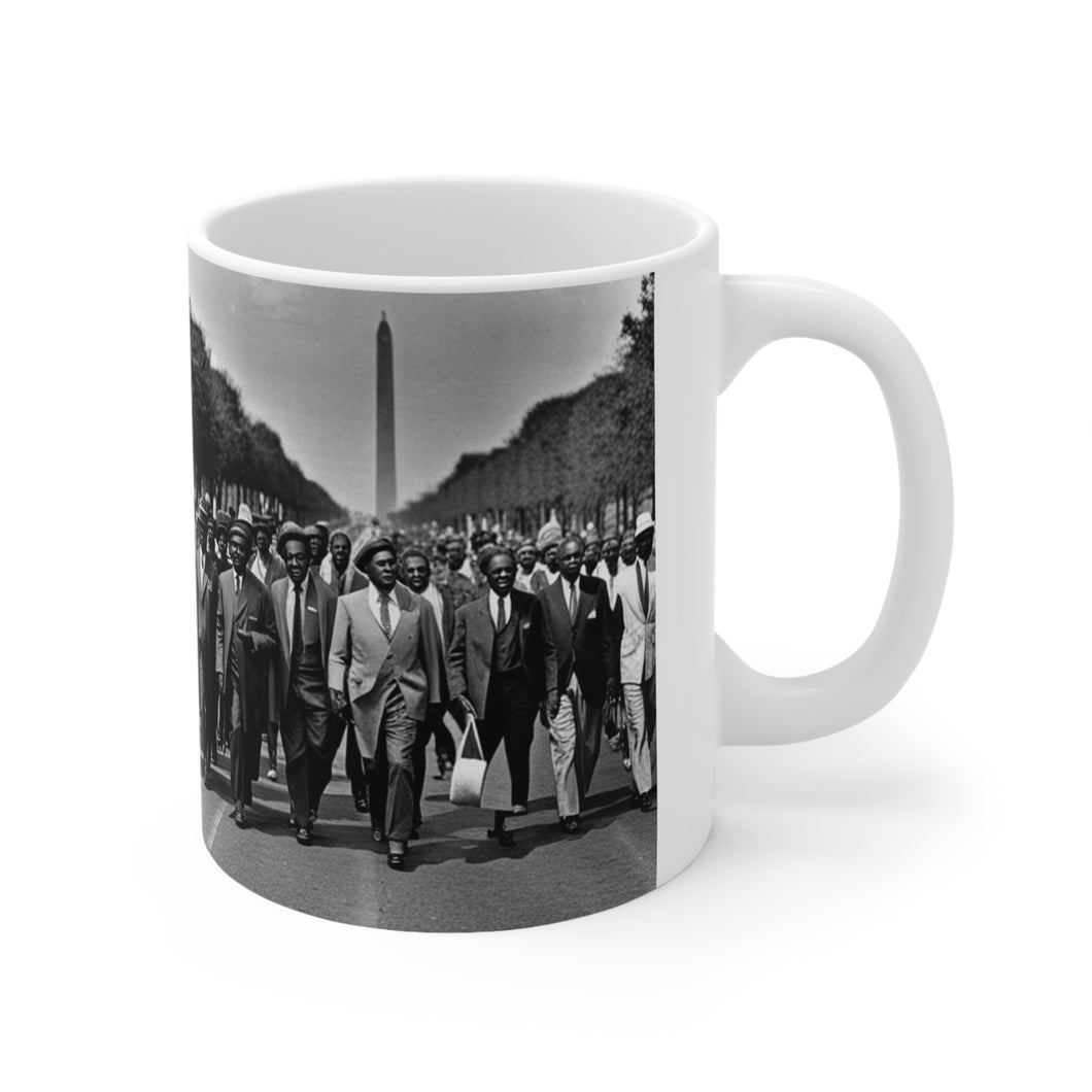 Civil Rights Movement for Peace & Equality #10 Mug AI-Generated Artwork 11oz mug