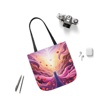 Load image into Gallery viewer, Pink Heart Series #11 Fashion Graphic Print Trendy 100% Polyester Canvas Tote Bag AI Image