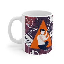 Load image into Gallery viewer, Professional Worker Musician #7 Ceramic 11oz Mug AI Artwork
