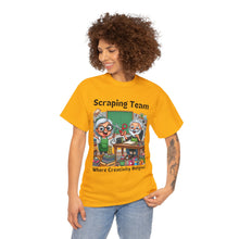 Load image into Gallery viewer, Scraping Team: Where Creativity Reigns, Scrapbooking 100% Cotton Classic T-shirt