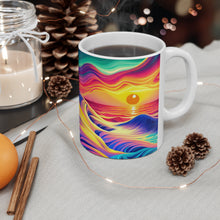 Load image into Gallery viewer, Pastel Sea-life Sunset #2 Ceramic Mug 11oz mug AI-Generated Artwork