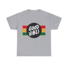 Load image into Gallery viewer, Muse Wearable Sports Good Vibes Unisex Heavy Cotton Crewneck T-Shirt
