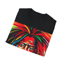 Load image into Gallery viewer, Colors of Africa Warrior King #7 Unisex Softstyle Short Sleeve Crewneck T-Shirt