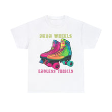 Load image into Gallery viewer, Neon Wheels, Endless Thrills 1980s Era Roller Skates