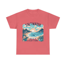 Load image into Gallery viewer, Saltwater Heals Everything Tropical Beach Saltwater Therapy