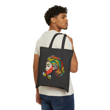 Load image into Gallery viewer, Colors of Africa Queen Mother #11 100% Cotton Canvas Tote Bag 15" x 16"