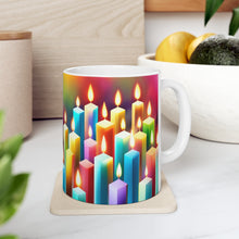Load image into Gallery viewer, Happy Birthday Candles #5 Ceramic 11oz Mug AI-Generated Artwork