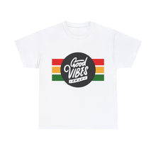 Load image into Gallery viewer, Muse Wearable Sports Good Vibes Only Unisex Heavy Cotton Crewneck T-Shirt
