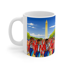 Load image into Gallery viewer, Civil Rights Movement for Peace &amp; Equality #2 Mug  AI-Generated Artwork 11oz mug
