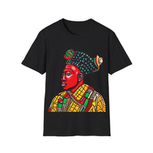 Load image into Gallery viewer, Colors of Africa Warrior King #6 Unisex Softstyle Short Sleeve Crewneck T-Shirt