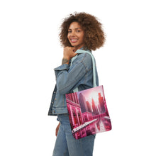 Load image into Gallery viewer, Pink Heart Series #10 Fashion Graphic Print Trendy 100% Polyester Canvas Tote Bag AI Image