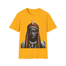 Load image into Gallery viewer, Colors of Africa Warrior King #2 Unisex Softstyle Short Sleeve Crewneck T-Shirt