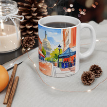 Load image into Gallery viewer, At the Cafe Washington DC #44 Mug 11oz mug AI-Generated Artwork