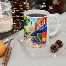 Load image into Gallery viewer, At the Cafe Washington DC #43 Mug 11oz mug AI-Generated Artwork