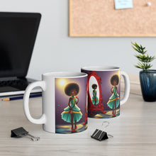 Load image into Gallery viewer, Playing Dress up Just Like Mommie #14 Mug 11oz mug AI-Generated Artwork