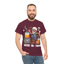 Load image into Gallery viewer, Beer Crafter Beer IQ: 1000 Brewing T-Shirt 100% Cotton Classic Fit