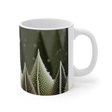 Load image into Gallery viewer, Winter Scene Green with White Trees Ceramic Mug 11oz AI Generated