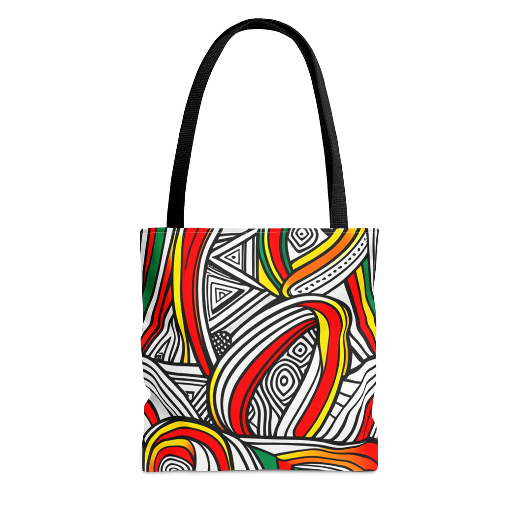 Color of Africa #13 Tote Bag AI Artwork 100% Polyester