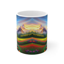 Load image into Gallery viewer, Colorful Monarch Butterflies #2 Mug 11oz mug AI-Generated Artwork