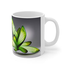 Load image into Gallery viewer, August Peridot Birth Month Colors Fairies & Butterflies #1 Mug 11oz mug AI-Generated Artwork