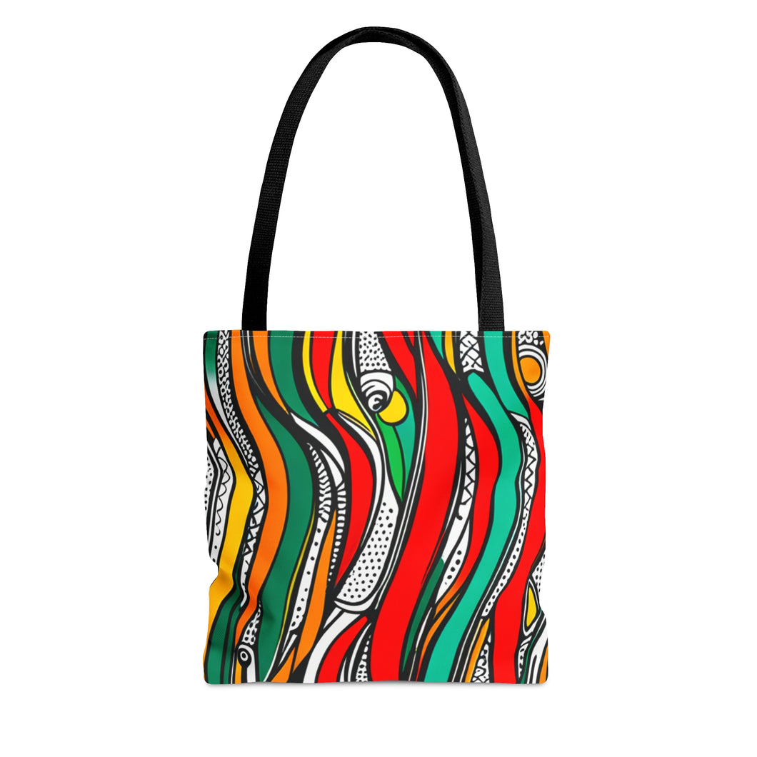 Color of Africa #18 Tote Bag AI Artwork 100% Polyester