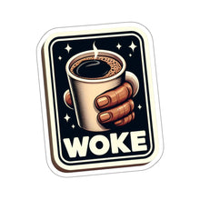 Load image into Gallery viewer, Fresh Woke Coffee Vinyl Stickers, Laptop, Foodie, Beverage, Thirst Quencher #3
