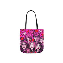 Load image into Gallery viewer, Pink Faces Fashion 100% Polyester Canvas Tote Bag #15
