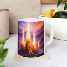Load image into Gallery viewer, Happy Birthday Candles #14 Ceramic 11oz Mug AI-Generated Artwork
